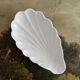 Small shell-shaped ramekin in antique Pillivuyt porcelain.