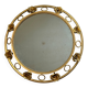 Round sun mirror from the 1960s Italy.