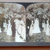 Photographie ancienne originale,h. c. white co., the blessing, 1903
