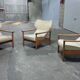Lot of chairs flesh wing Sven Ivar Dysthe model Rock Royal, Norway