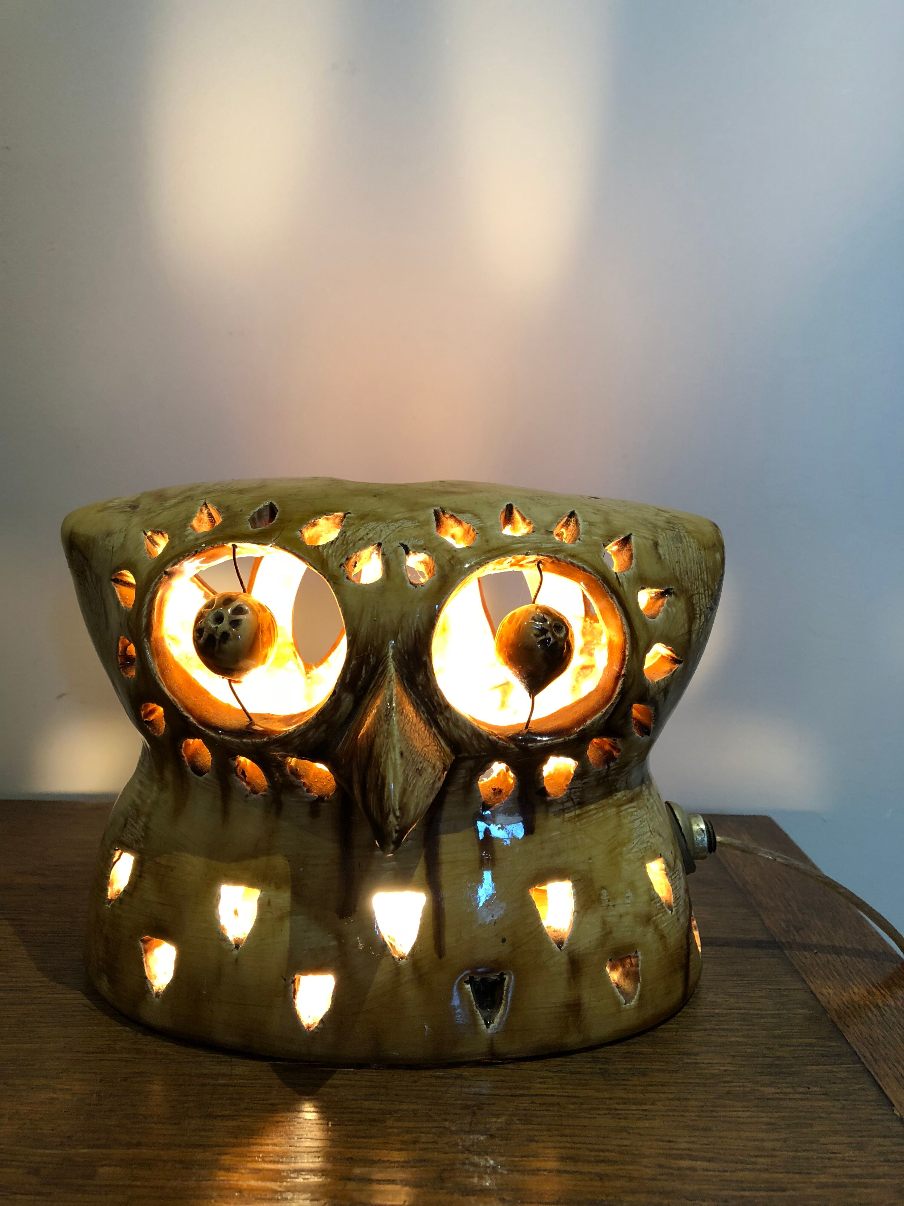 Owl lamp by Georges Pelletier