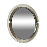 Oval mirror backlit vintage 70, 68x55 cm