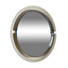 Miroir ovale rétro éclairé vintage 70, 68x55 cm
