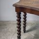 Console en bois massif pieds tournés