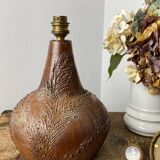 Vintage ceramic lamp base by Sesame Vallauris