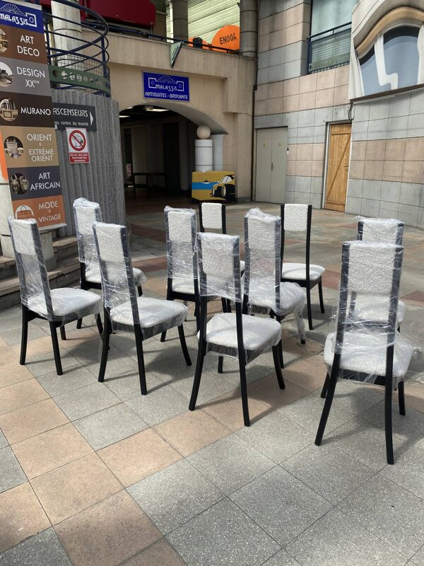 10 chaises modèle Programma S11 - Angelo Mangiarotti - Années 70