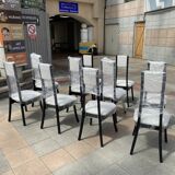 10 Programma S11 model chairs - Angelo Mangiarotti - 1970s