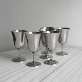 Set of 8 stemmed cups