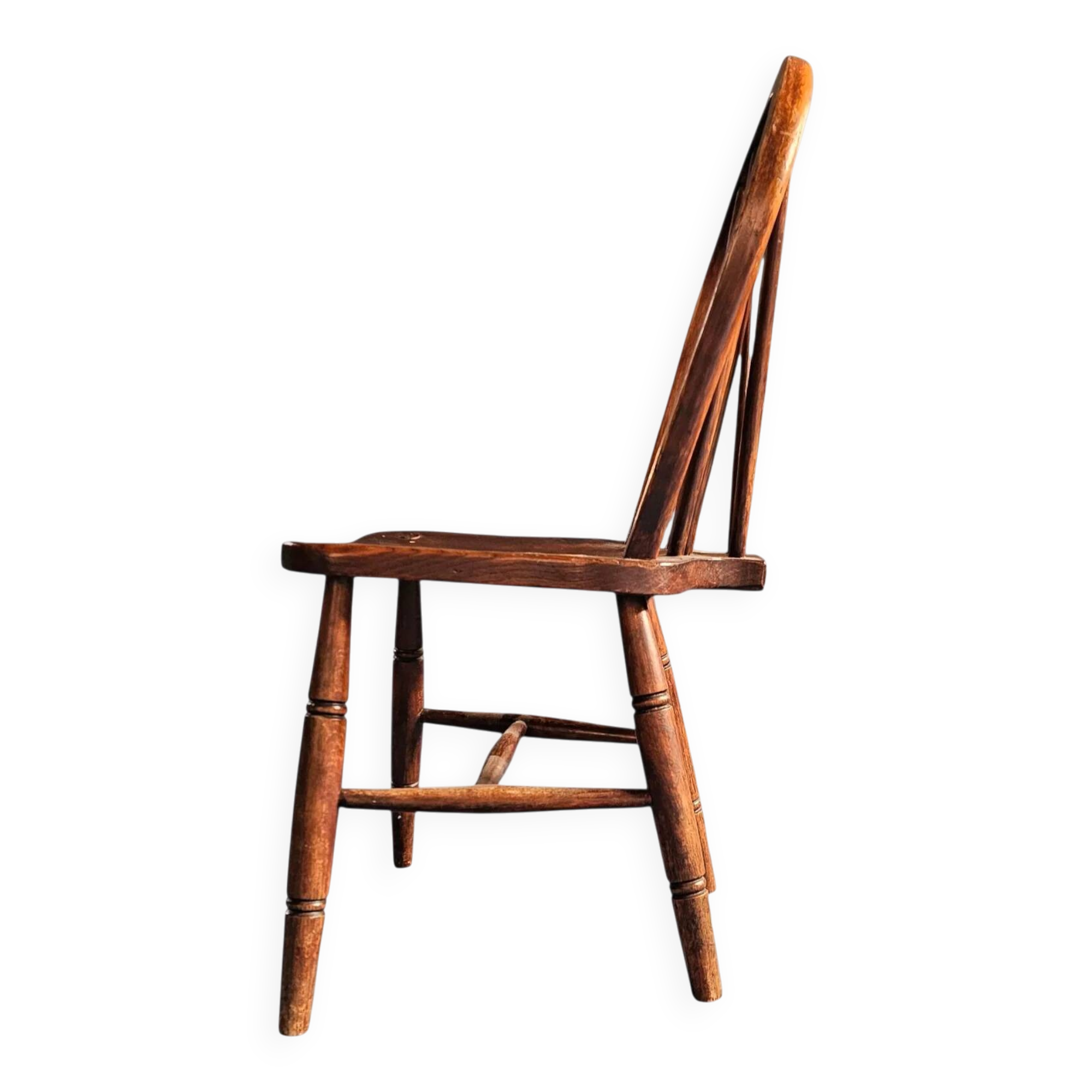 6 x 19th century / Windsor stick back chairs