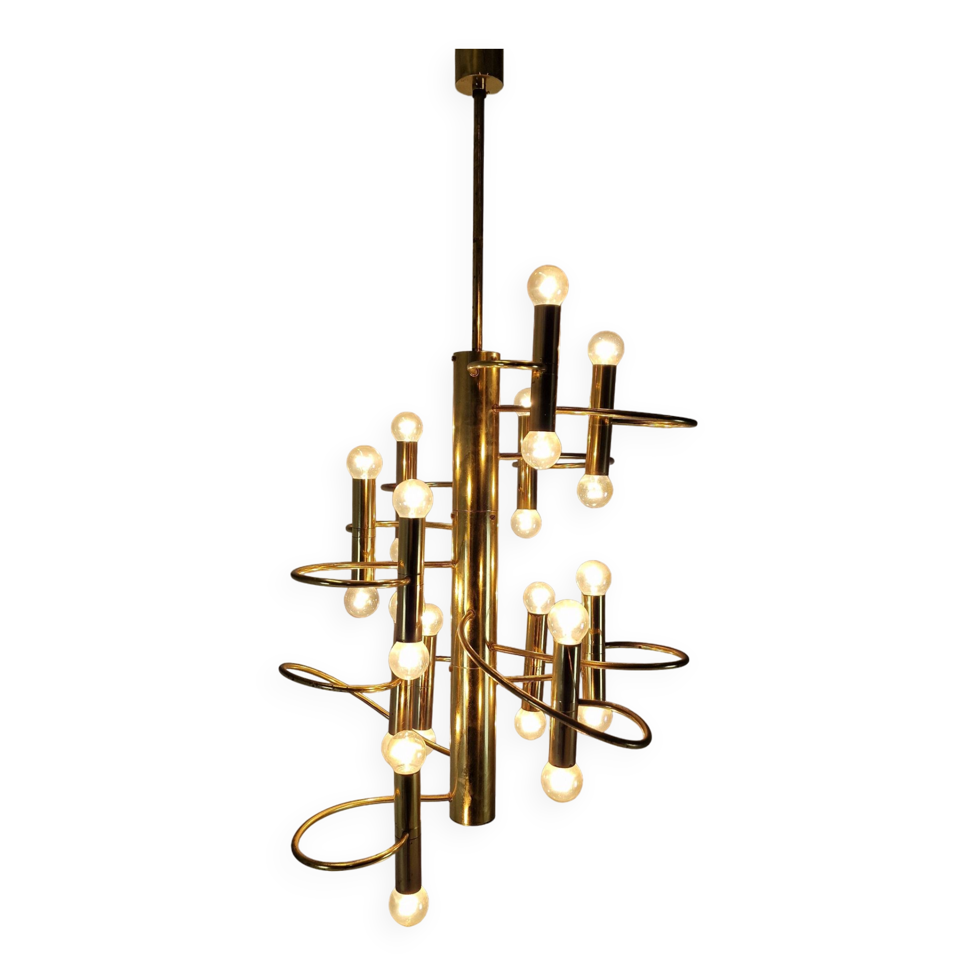 Candlestick Designed by Gaetano Sciolari, 1970's