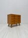 1960s vintage mid-century modern oak chest of drawers