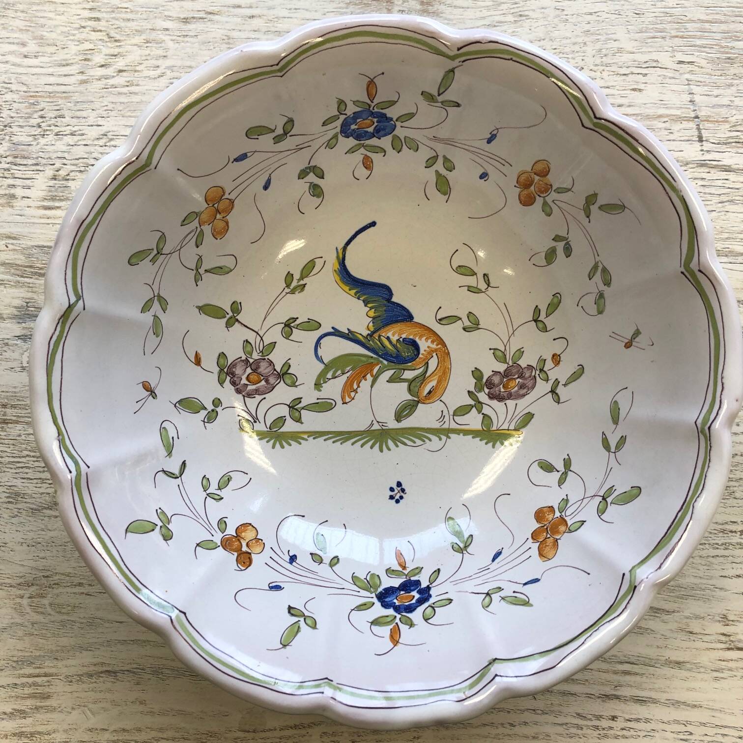 Salad bowl in Moustier - perfect condition