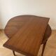Extendable Louis XVI mahogany round table