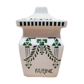Pot à farine Art Déco