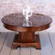 Art Deco Dining Table in Walnut, Czech, 1920s