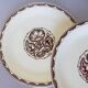 4 dessert plates from Sarreguemines, Argonne model 210712