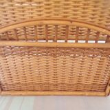 Rack letter old wicker