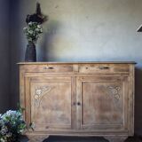 Art Deco buffet in solid wood