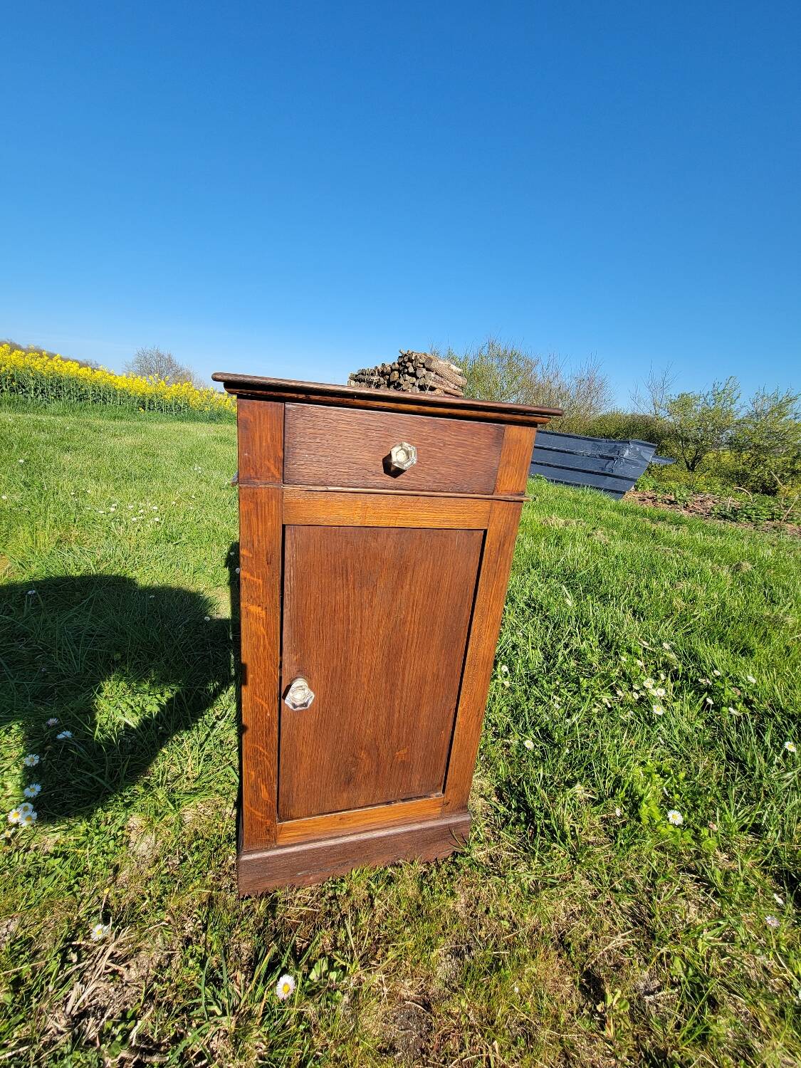 Louis Philippe bedside table