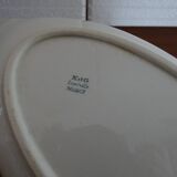 KG Lunéville earthenware sauce boat with handles, CHINA model - 30.5 cm