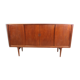 Danish sideboard with sliding doors and drawers