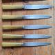 Set of 6 bakelite knives