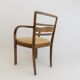 Set of 2 Art Deco chairs in birch burl