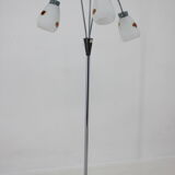 1960s floor lamp with glass shades, Czechoslovakia