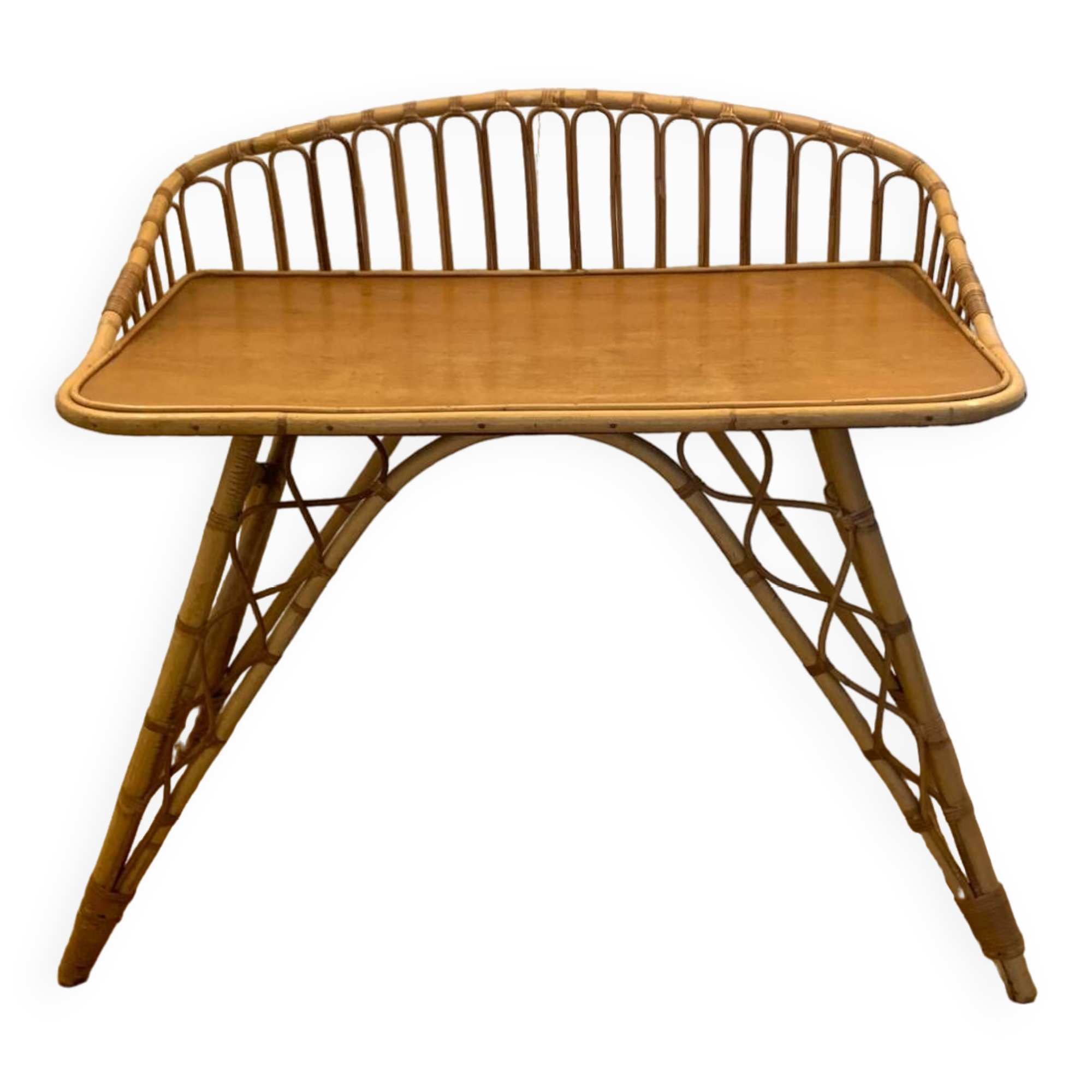 Bamboo desk / console