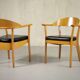 Paire de fauteuils Baumann, France 1980