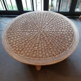 60s cording coffee table