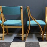 4 dining chairs by Ludvik Volak 1960s