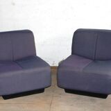Pair of vintage Strafor seats