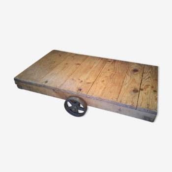 Industrial pallet coffee table