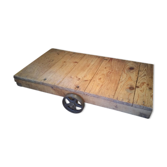 Industrial pallet coffee table