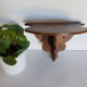 Wooden wall shelf, plant holder