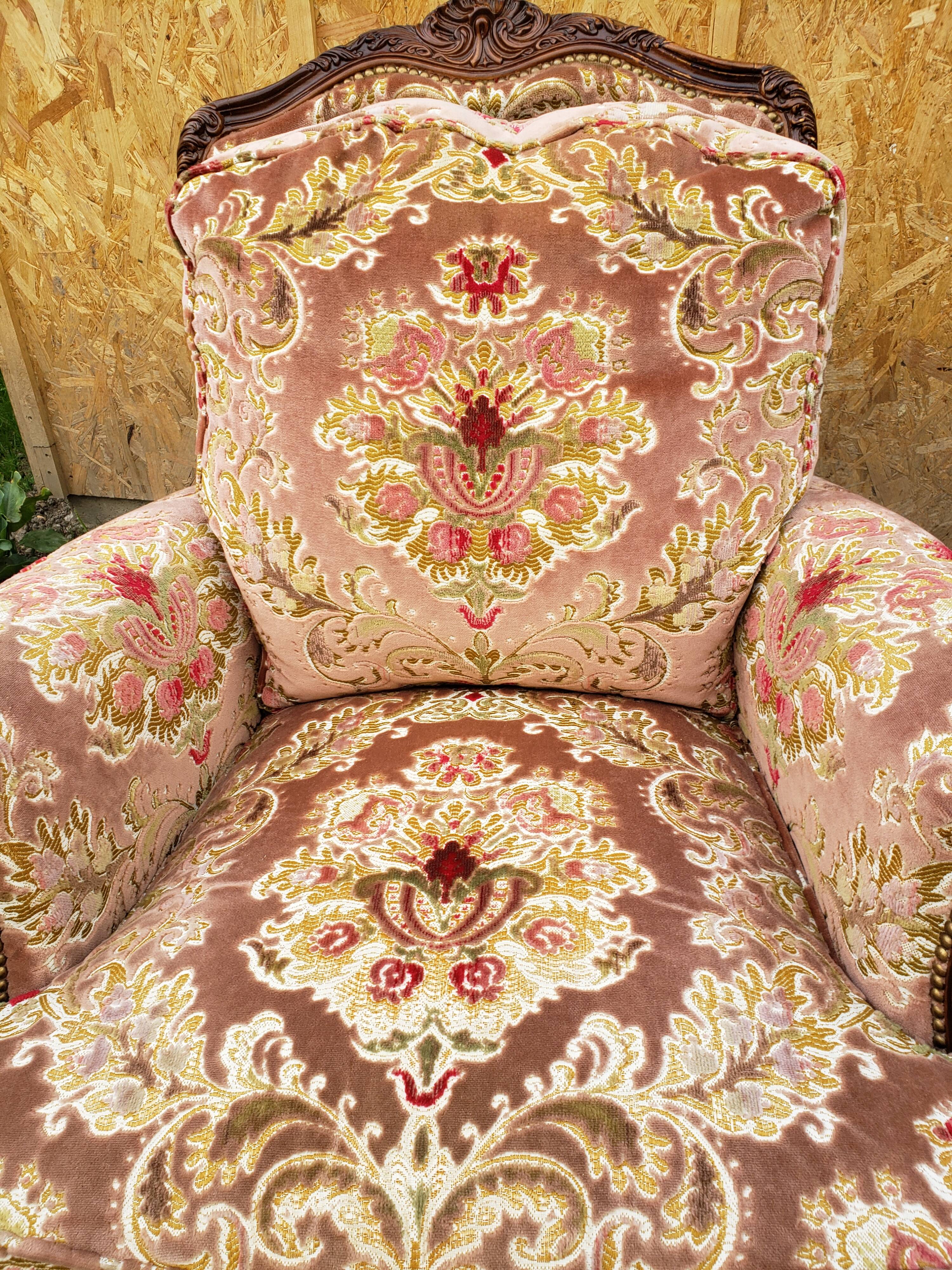 Armchair bergère style Louis XVI