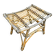 Rattan stool from the 70s France