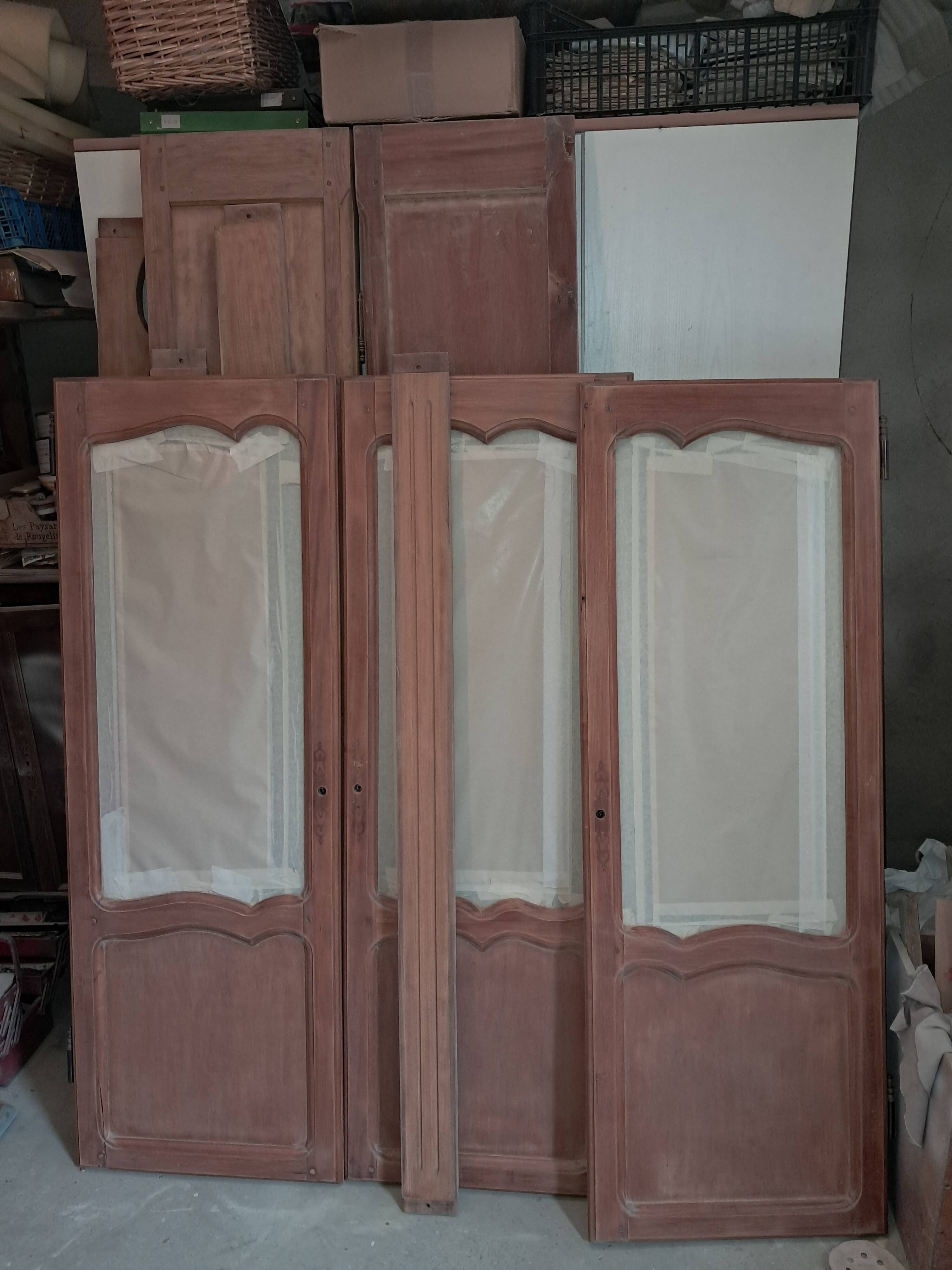 Small renovated beech bookshelf