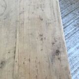 2m walnut drapery farmhouse table