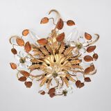 Mid-century Italian flush mount by Banci Firenze