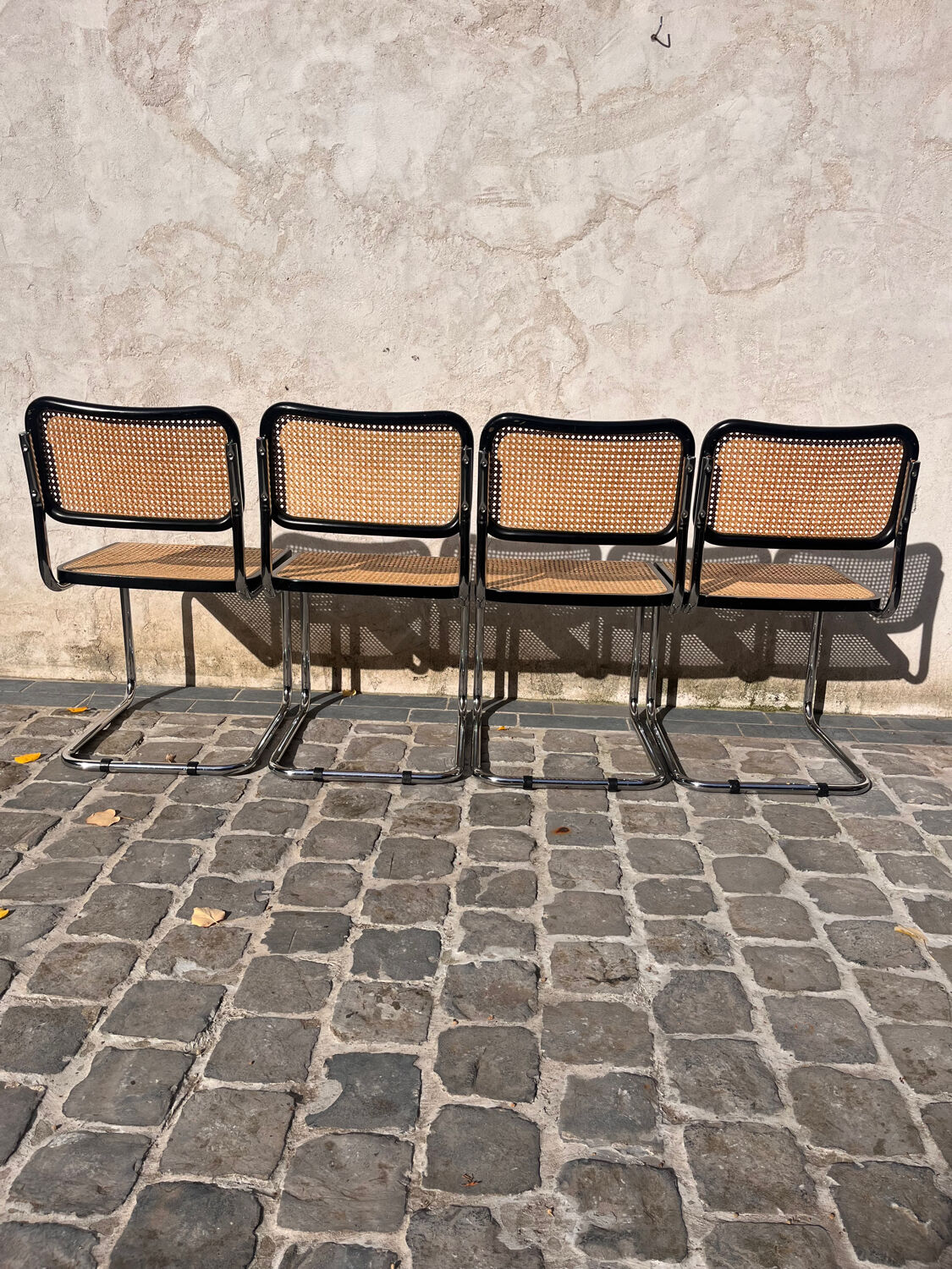 4 chaises Cesca B3 Breuer by KNoLL