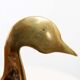 Oiseau brutaliste en bronze par Yves Lohé, années 80