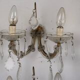 Set of six Maria Teresa sconces. Italy 1940s