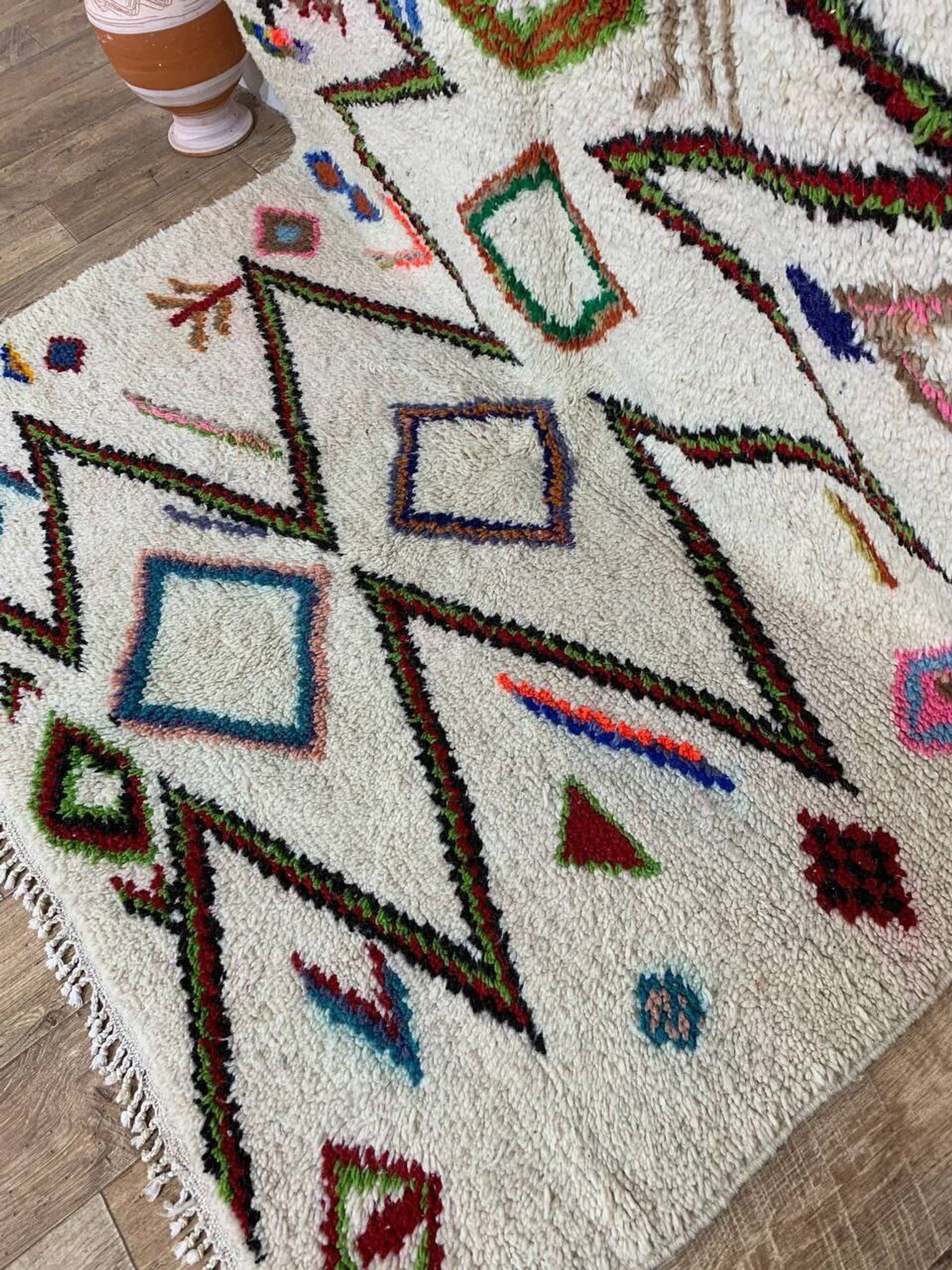 Tapis Berbère Marocain Artisanal fait main 270 X 160 CM