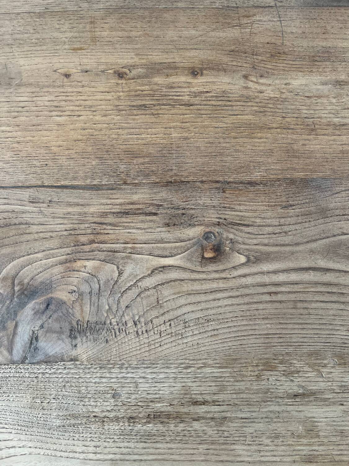 Old 19th century oak farm table