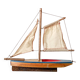 Giraud Sauveur brand half-deep hull basin sailing barge.