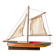 Giraud Sauveur brand half-deep hull basin sailing barge.