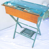 Folding school desk