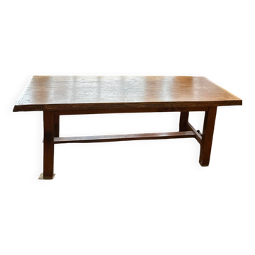 Table de ferme en chêne